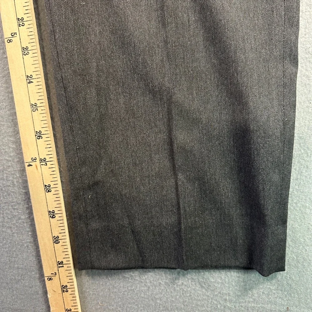 Lauren Ralph Lauren Mens Gray Stretch Dress Pants Flat Front 41W x 31L Heather